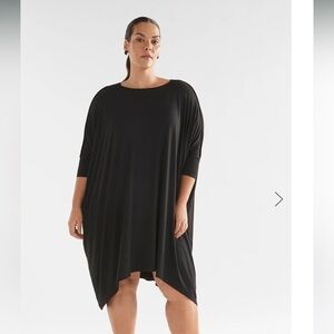 ELK BLACK WIDE STRETCH DRESS. Size S /M